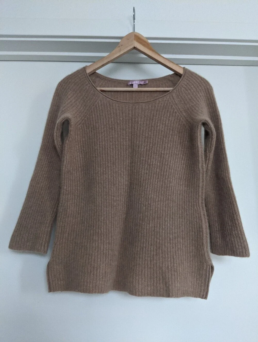 CALYPSO St. Barth Ribbed Crewneck Sweater - Brown